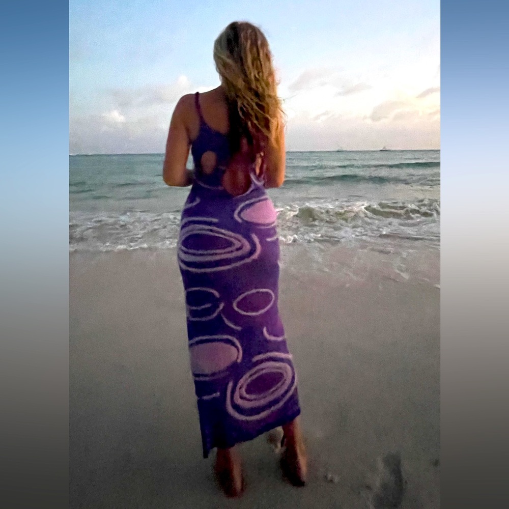 Lisa Says Gah Purple Dress